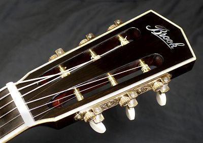 Brook Guitars Bob Headstock