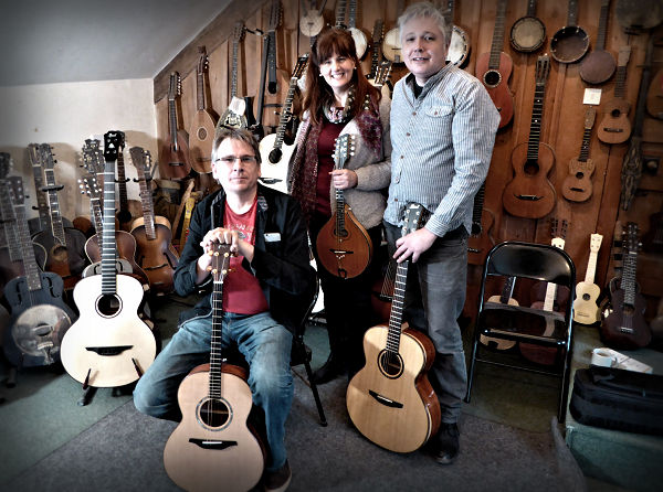 Rob, Kate And Robbie At The Brook Guitars Workshop News Archive 2016-2015