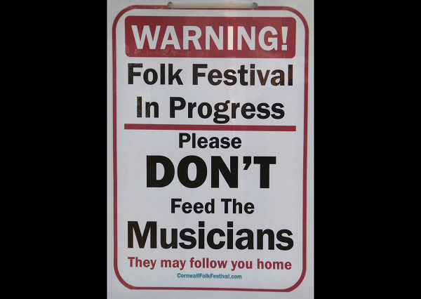 Folk Festival Sign News Archive 2016-2015