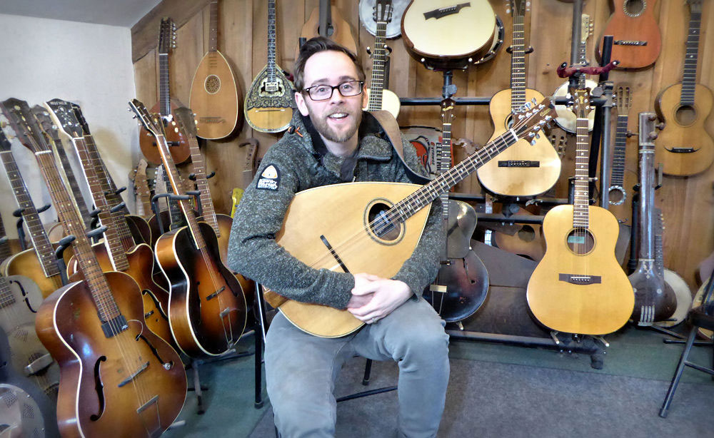 Jon and his mandola