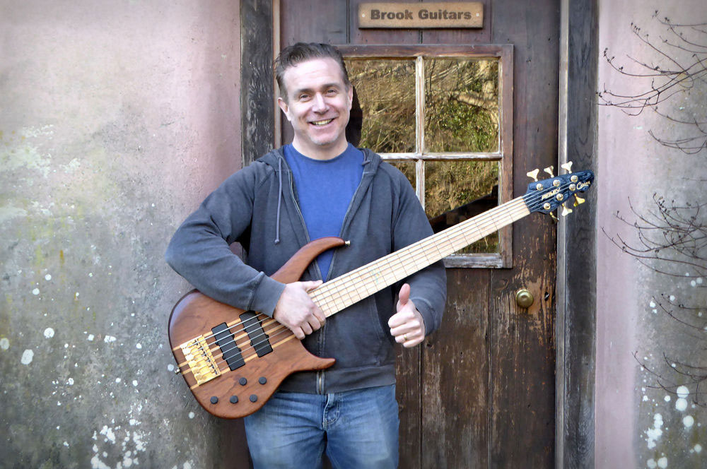 Mark and his de-fretted bass