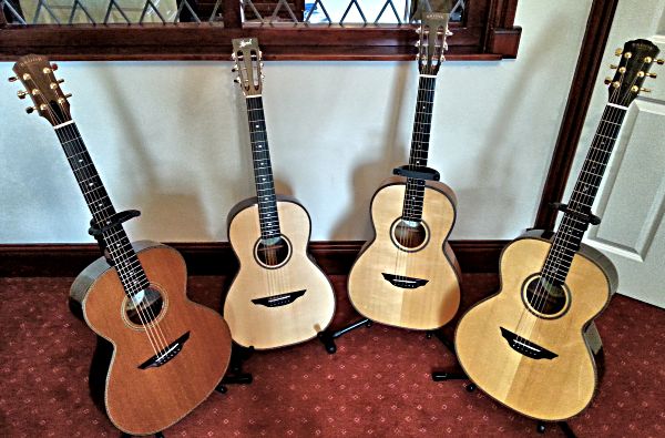 David Hornsby family of Brook Guitars