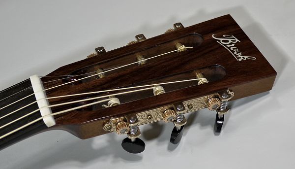 Brook Lyn headstock with Waverly tuners