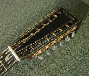 12 string Custom Lyn 015 Headstock