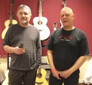 Si & Andy at Bristol Guitar Show