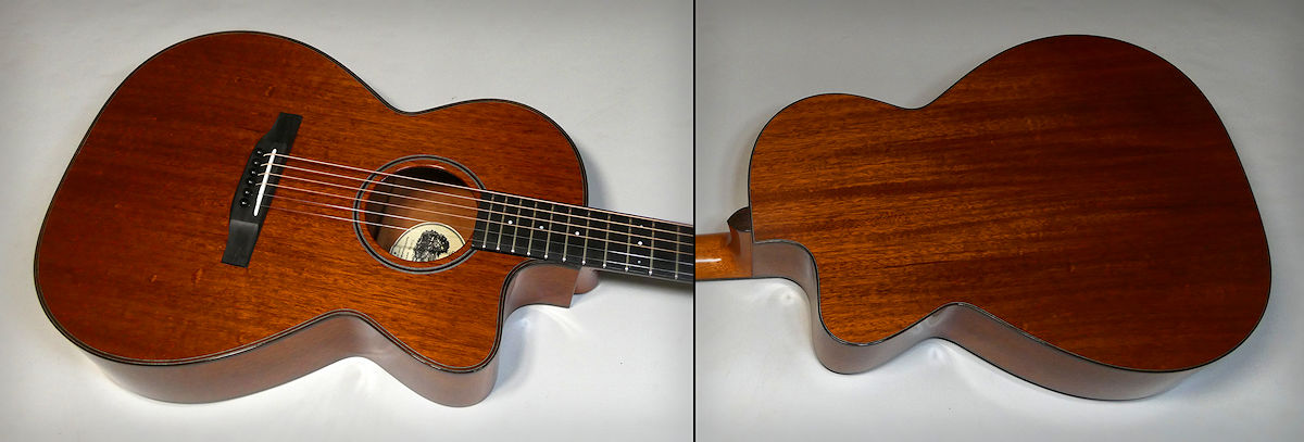 Nick's Mahogany Torridge Front and Back