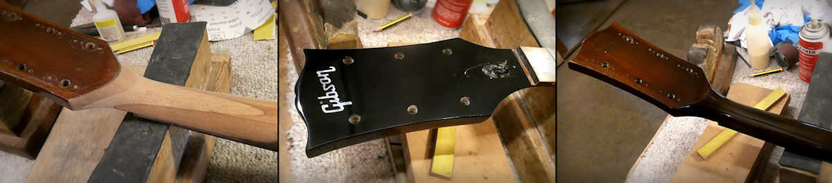 Gibson SG headstock break 2